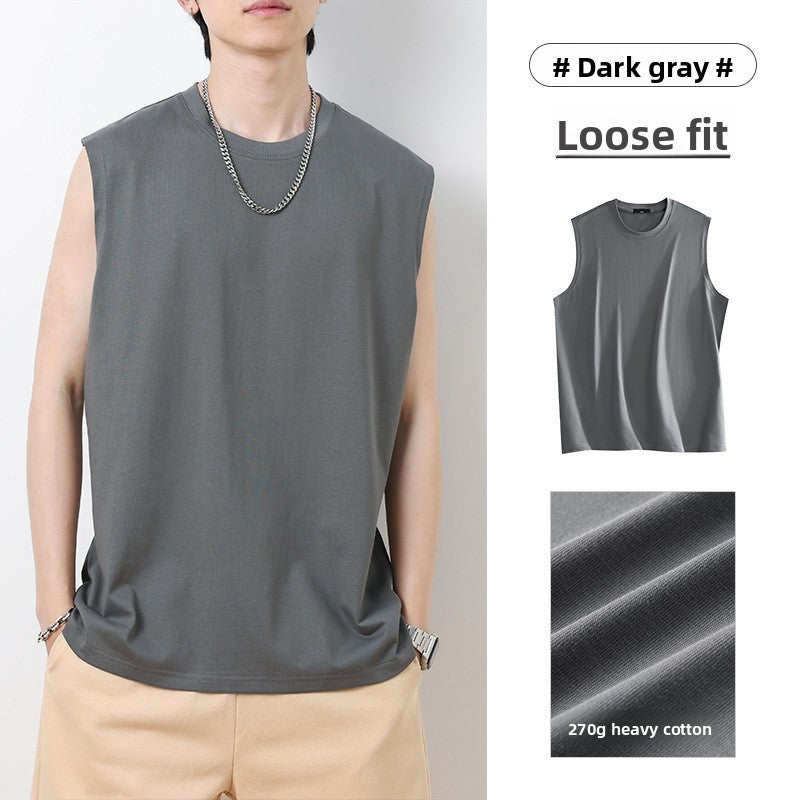Cotton Sleeveless T-shirt