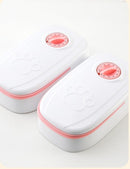 Comedero automático para mascotas, dispensador de comida inteligente para gatos y perros, temporizador, tazón de acero inoxidable, suministros para mascotas.