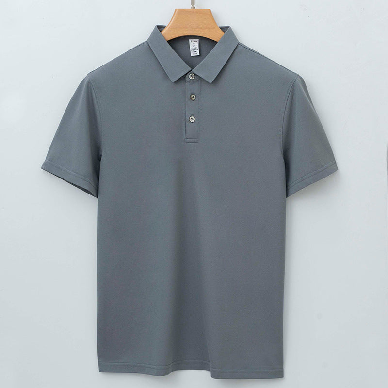 Tencel Draped No-Iron Polo Shirt