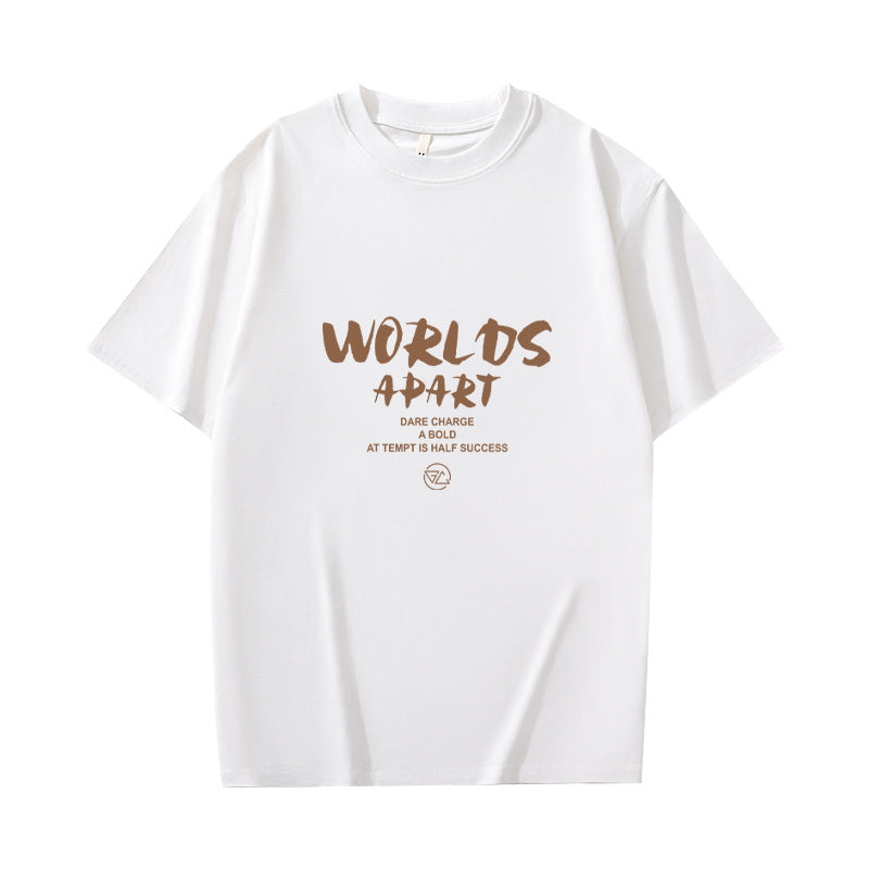 Pure cotton short-sleeved T-shirt for men