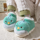 Indoor Home Non-slip Thick Bottom Furry Cotton-padded Shoes With Velvet