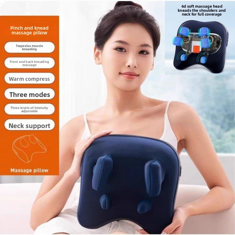 Rechargeable Shoulder Neck Massager with Heat and Kneading Function