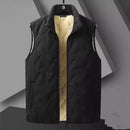 Cotton Vest Men's Lambswool Velvet Stand Collar