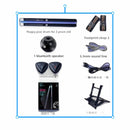 Portable Electronic Drum Set for Beginners with 5 Drums and 4 Cymbals