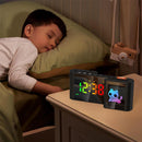 Creative S-shaped Dual-Screen RGB Colorful Alarm Clock, Adorable Cartoon Night Light Electronic Clock - TrendTrove