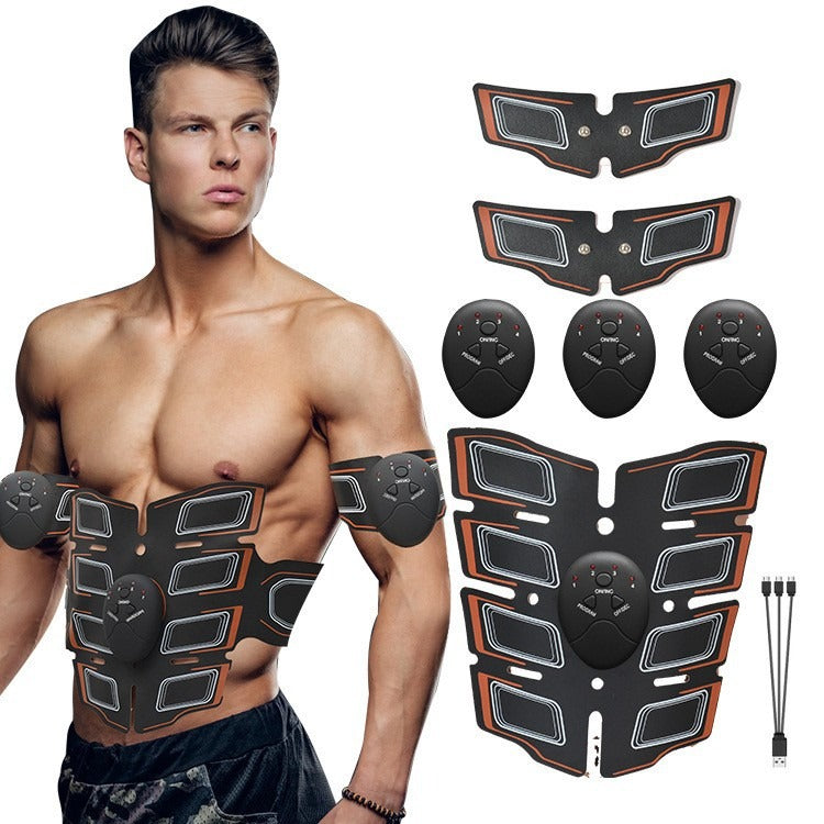 Muscle Stimulator Trainer USB Connect Abs Training Gear Muscles Electrostimulator Toner Massage - TrendTrove