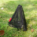 Outdoor triangular sun drying net, foldable storage net, camping hanging net, storage basket, PVC hanging net bag - TrendTrove