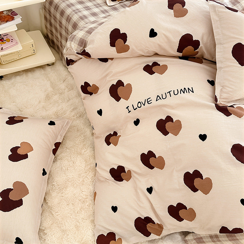 Cotton bed set