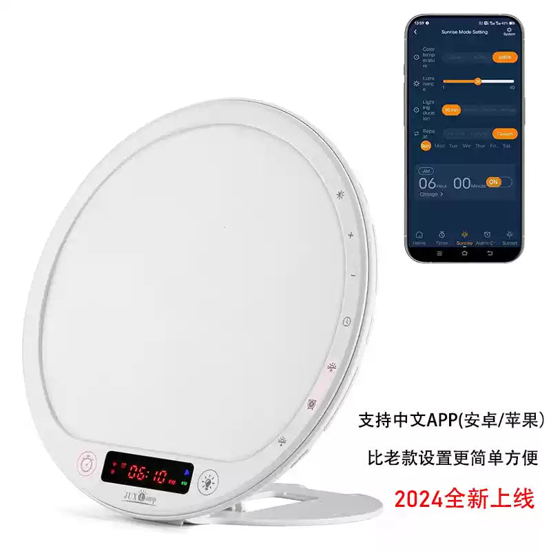 Simulated Sunrise Nature Wake-Up Light Dormitory Wake-Up Light Timed Light Sunrise Alarm Clock Wake up Early Handy Gadget
