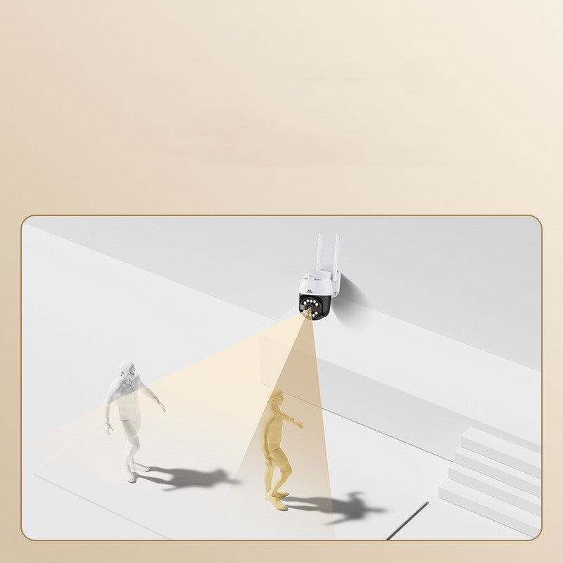 Outdoor panoramic 4K high-definition camera monitoring home network security outdoor waterproof monitor 360 night vision - TrendTrove