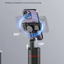 P02 Auto Face Tracking Stand 360 Rotation Phone Holder Desktop Tracking Gimbal Stabilizer Tripod for Live Vlogging Video - TrendTrove