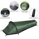 Camping Single Person Tent Ultralight Compact Outdoor Sleeping Bag Tent Larger Space Waterproof Backpacking Tent Cover Hiking - TrendTrove