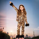 Parent child outfit European and American Christmas pajamas set printed home clothes for women - TrendTrove