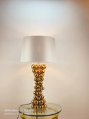 Stainless steel round ball luxury desk lamp