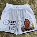 Printed Trendy Casual All-match Mesh Summer Shorts