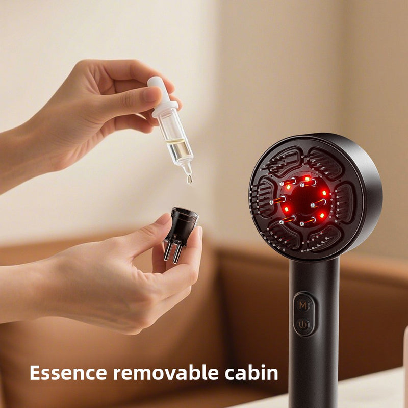 Red Light Electric Massage Comb