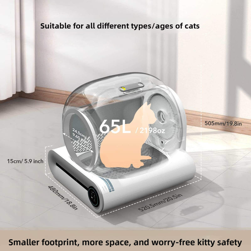 Automatic Self-Cleaning Cat Litter Box