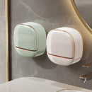 Wall-Mounted Soap Dish with Drip-Dry Design