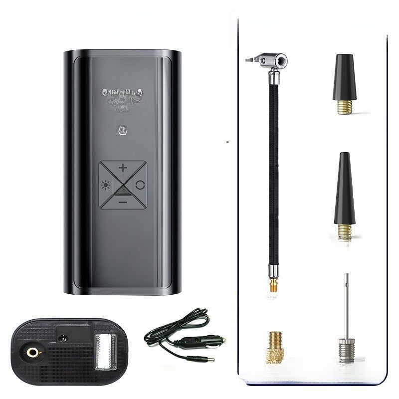 Portable Digital Car Tire Inflator with Power Bank Function