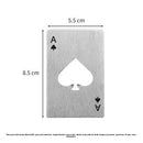 Creative poker card beer bottle opener