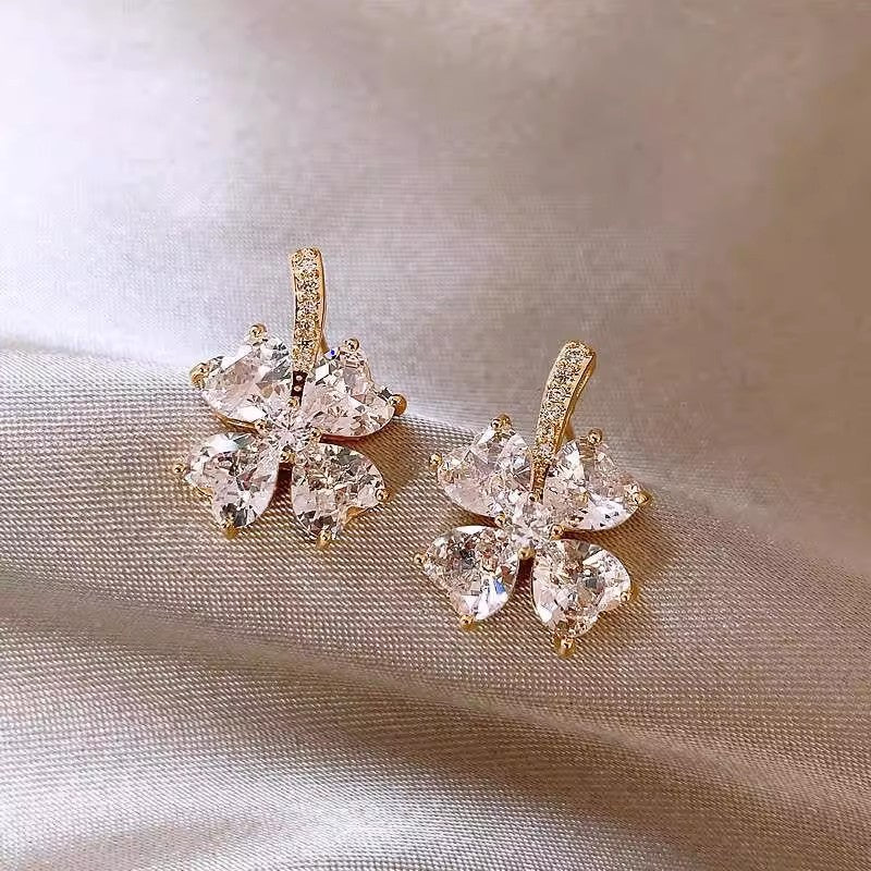S925 Silver Pearl Earrings Elegant Light Luxury Fashion Jewelry