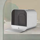 Fully enclosed cat litter box