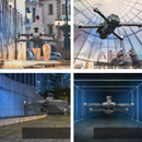 High-definition aerial photography drone