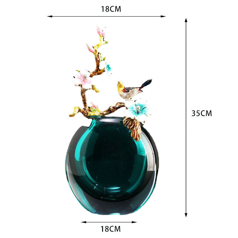 Fashion Modern Light Luxury Glass Vase