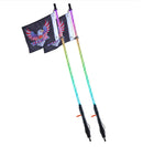 2 PCS 3 FT Whip Light With Spring Base, Led Whip Light With APP & Remote Control, Waterproof Spiral RGB Chasing Lighted Whips With 2 Flags, For UTVs, ATVs, Motorcycles, RZR, Can-am, Go-kart