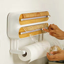 Magnetic Wall-Mounted Cling Film Cutter