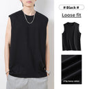 Cotton Sleeveless T-shirt