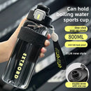 Large-capacity sports water bottle