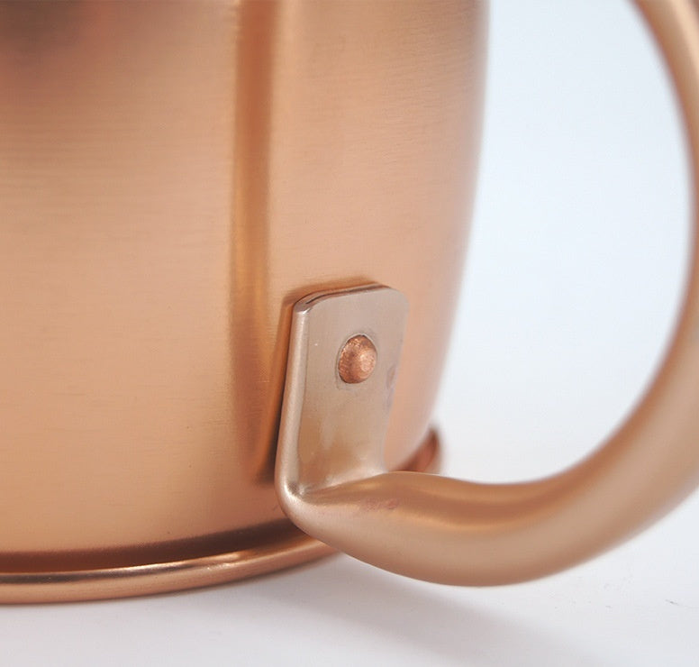 Spinning Aluminum Oxide Metal Drum Shaped Beer Glass