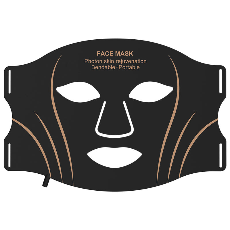 Silicone Red Light LED Beauty Mask for Skin Rejuvenation