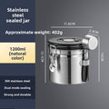 Coffee Bean Stainless Steel Sealed Container