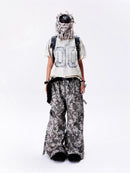 Make an old-style hip-hop short-sleeved shirt