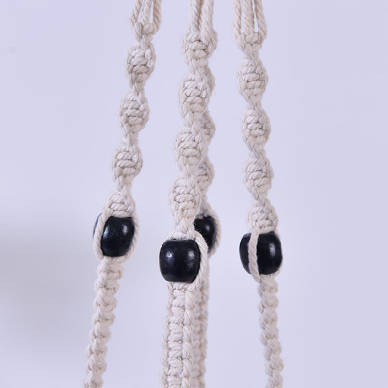 Handmade Woven Hanging Net Bag for Flower Pots