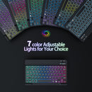 Suitable for iPad gradient luminous wireless keyboard and mouse set tablet Bluetooth keyboard - TrendTrove