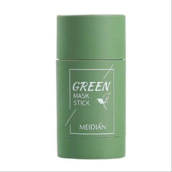 Green Tea & Seaweed Clay Stick Mask ? Oil Control, Anti-Acne & Brightening Facial Treatment