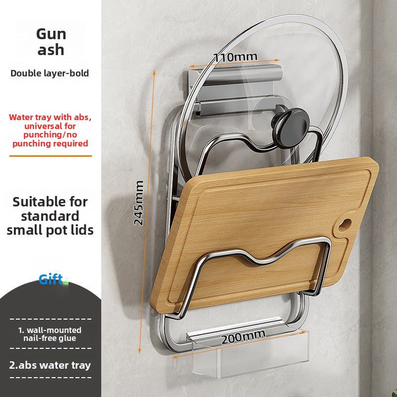 Household storage cutting board holder