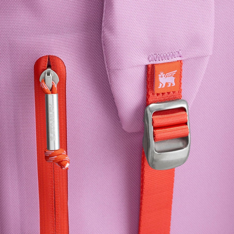 Stanley All Day Madeleine Midi Backpack Soft Cooler 14.8 qt | 20 Can Cooler with Handle and Shoulder Straps | 24 Hour Cooling | Insulated Travel Bag with Zipper | BPA-Free | Lilac