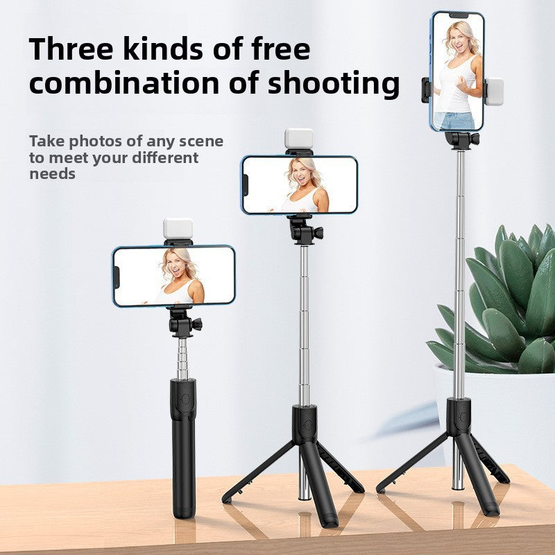 Mini portable selfie device with Bluetooth remote control