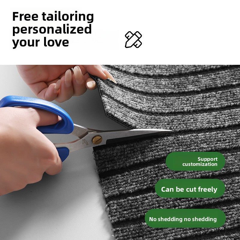 Kitchen floor mat for the entrance door