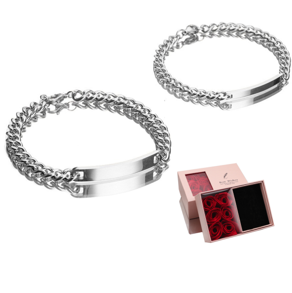 Titanium steel 18K high-quality gold-plated bracelet