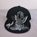 Adjustable Crane Embroidered Baseball Cap