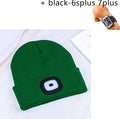 LED luminous knitted hat