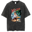 Washed and distressed T-shirt