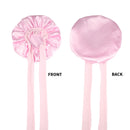 Wide-edge elastic band sleep cap