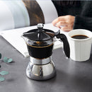 Stainless Steel Transparent Moka Coffee Pot