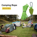 Outdoor camping canopy wind rope tent rope pulley adjuster windproof rope light fixture buckle hanging rope adjustable lifting - TrendTrove